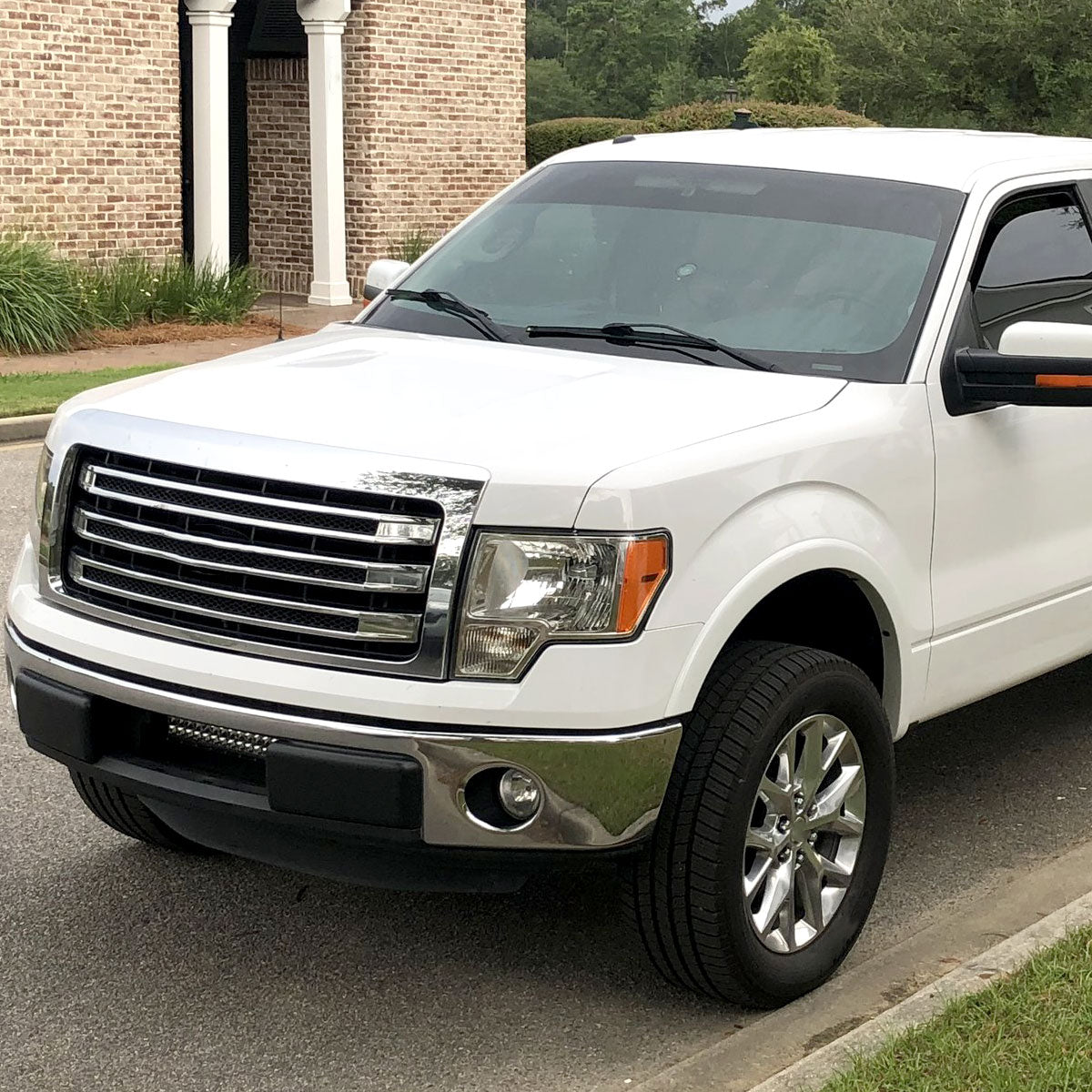 2009-2014 Ford F-150 Factory Style Headlights (Chrome Housing/Clear Lens)