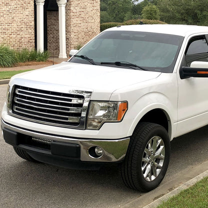 2009-2014 Ford F-150 Factory Style Headlights (Chrome Housing/Clear Lens)