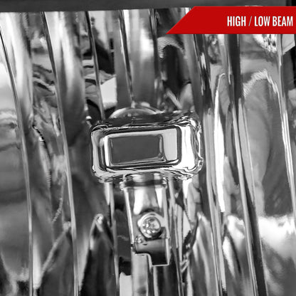 2009-2014 Ford F-150 LED Tube Factory Style Headlights (Matte Black Housing/Clear Lens)