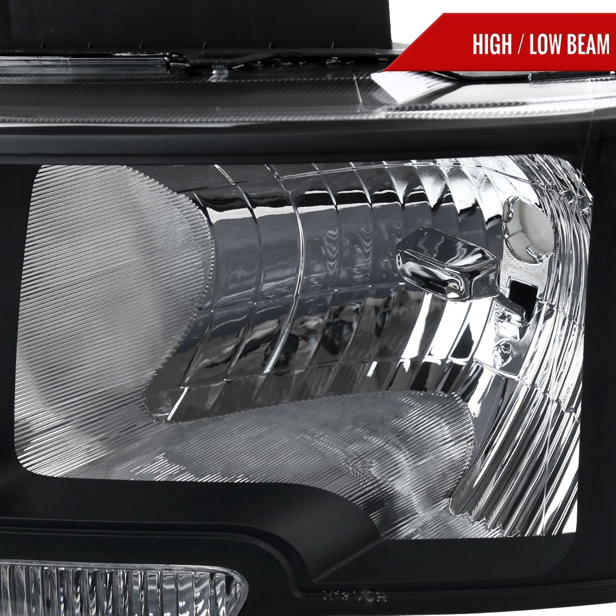 2009-2014 Ford F-150 Factory Style Headlights (Matte Black Housing/Clear Lens)
