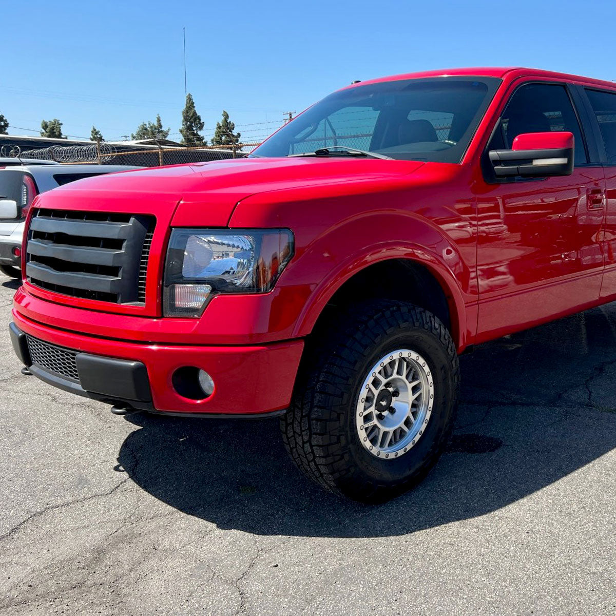 2009-2014 Ford F-150 Factory Style Headlights (Matte Black Housing/Clear Lens)