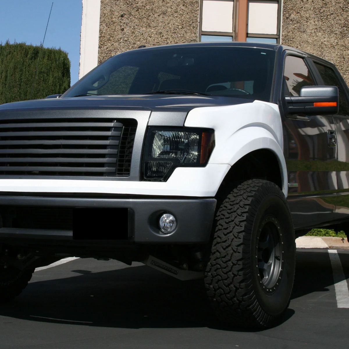 2009-2014 Ford F-150 Factory Style Headlights (Black Housing/Smoked Lens)