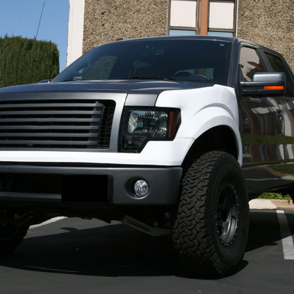 2009-2014 Ford F-150 Factory Style Headlights (Black Housing/Smoked Lens)