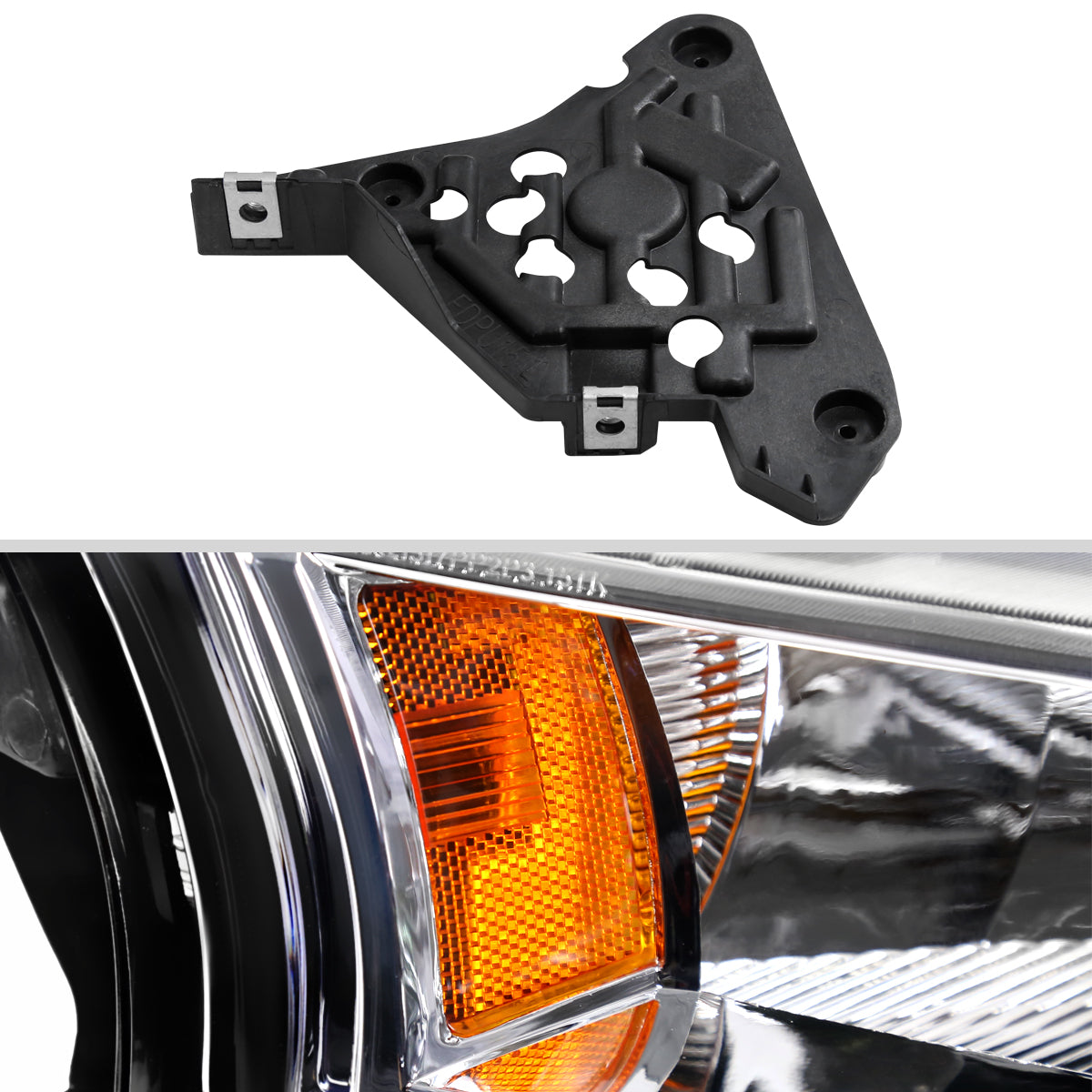 2015-2017 Ford F-150 Replacement Factory Style Headlights (Chrome Housing/Clear Lens)