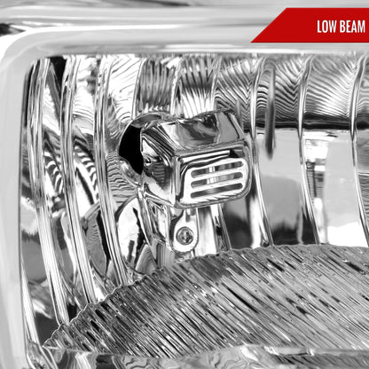 2021-2023 Ford F-150  Factory Style Headlight (Chrome Housing / Clear Lens ) - Passenger Side Only