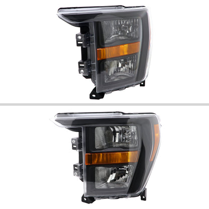2021-2023 Ford F-150  Factory Style Headlight (Matte Black Housing / Clear Lens ) - Driver Side Only