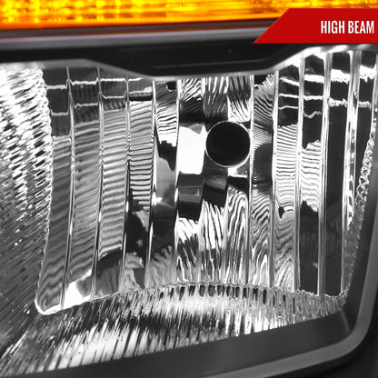 2021-2023 Ford F-150  Factory Style Headlight (Matte Black Housing / Clear Lens ) - Driver Side Only