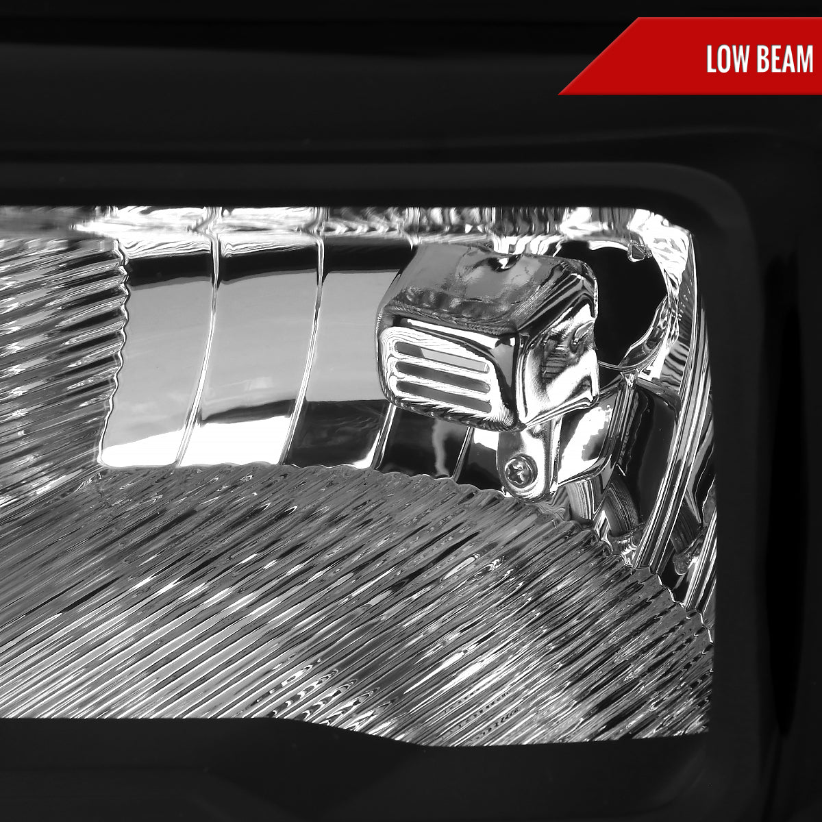 2021-2023 Ford F-150  Factory Style Headlight (Matte Black Housing / Clear Lens )