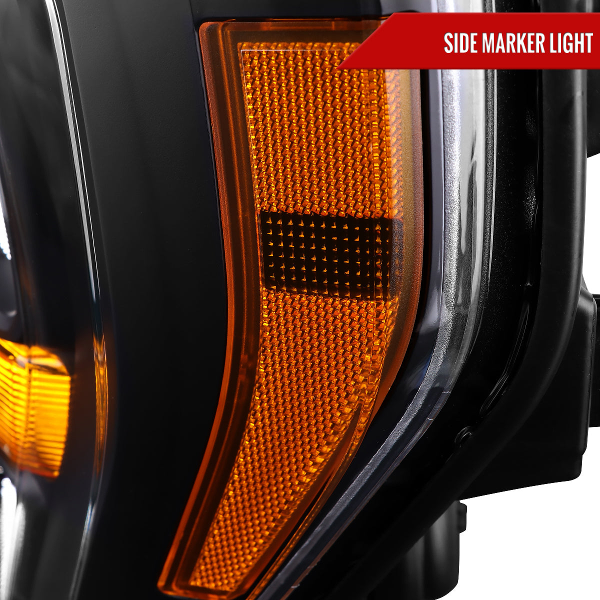 2021-2023 Ford F-150  Factory Style Headlight (Matte Black Housing / Clear Lens )