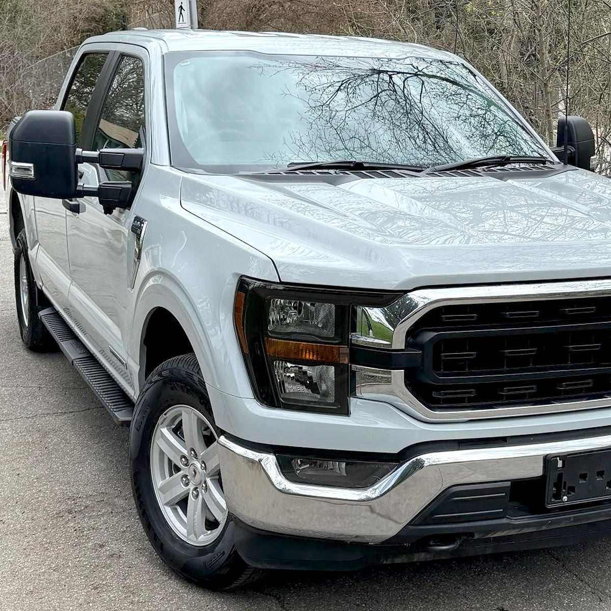 2021-2023 Ford F-150  Factory Style Headlight (Matte Black Housing / Clear Lens )