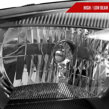 2005-2007 Ford Focus Factory Style Headlights (Matte Black Housing/Clear Lens)