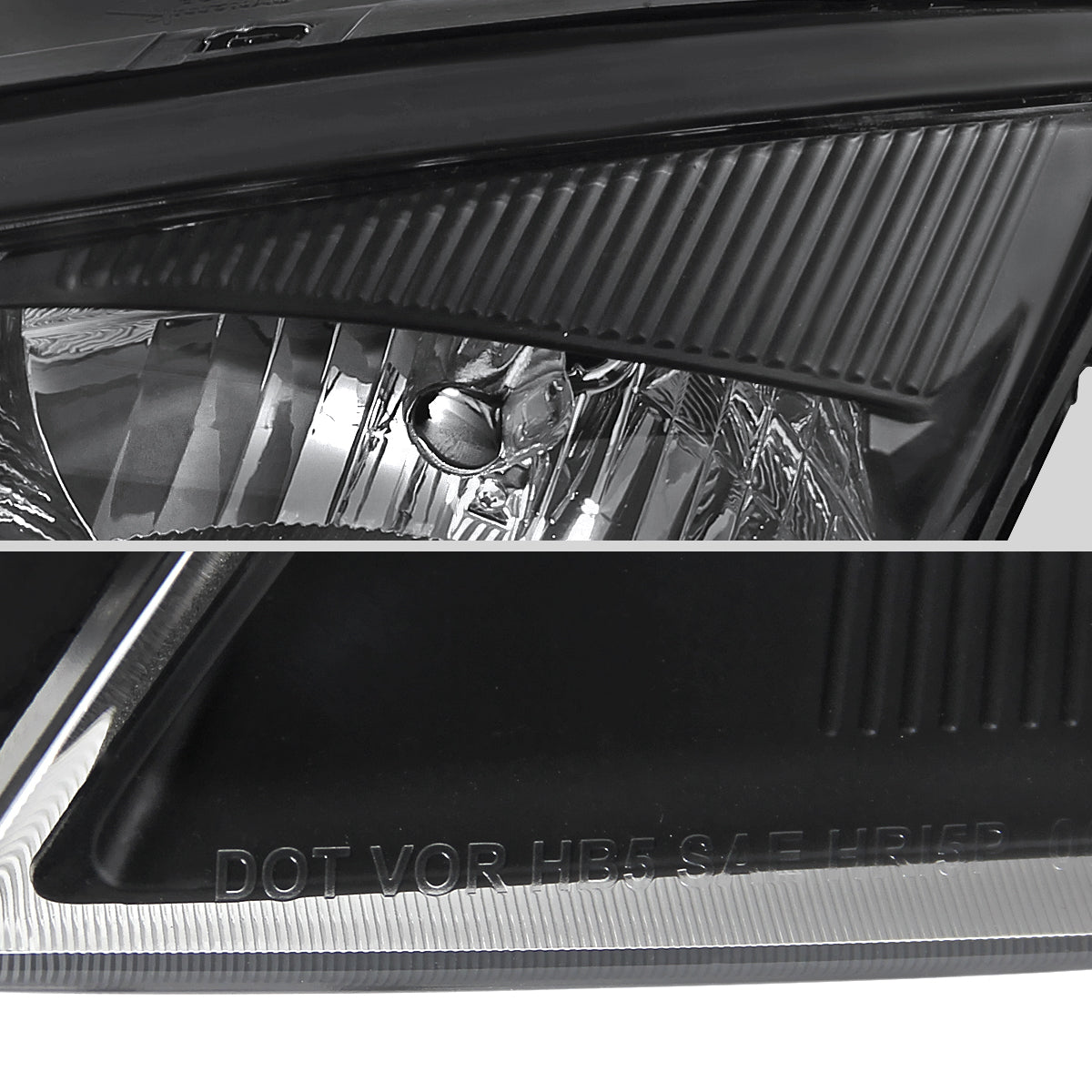 2005-2007 Ford Focus Factory Style Headlights (Matte Black Housing/Clear Lens)