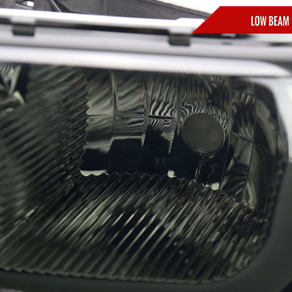 1999-2006 GMC Sierra/ 2000-2006 Yukon/Yukon XL LED Tube Factory Style Headlights (Chrome Housing/Smoked Lens)