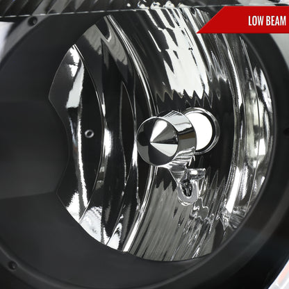 2001-2003 Toyota Highlander Factory Style Headlights (Matte Black Housing/Clear Lens)