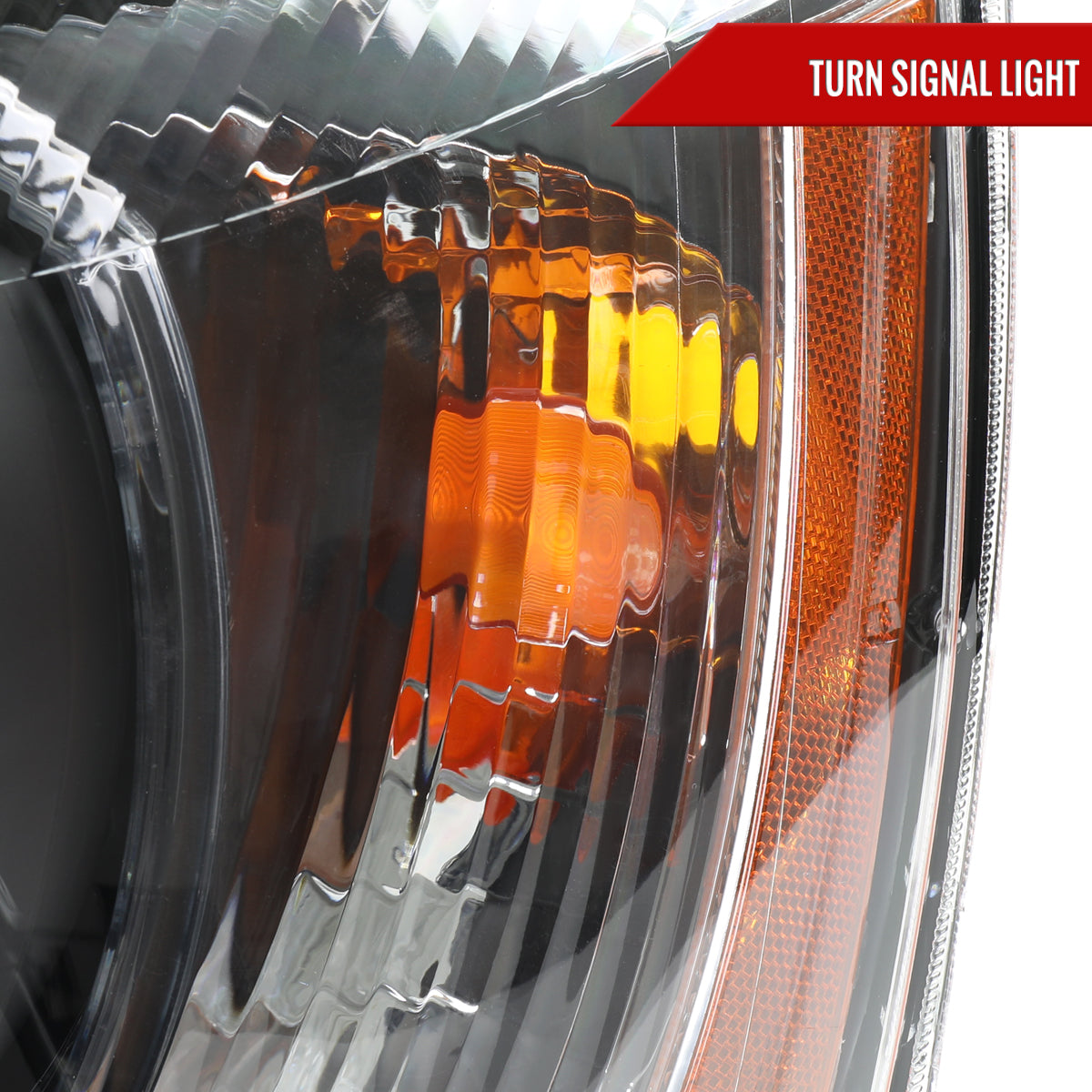 2001-2003 Toyota Highlander Factory Style Headlights (Matte Black Housing/Clear Lens)