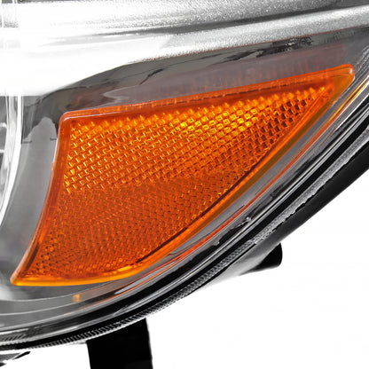 2008-2010 Toyota Highlander Factory Halogen Replacement Headlights (Chrome Housing/Clear Lens)