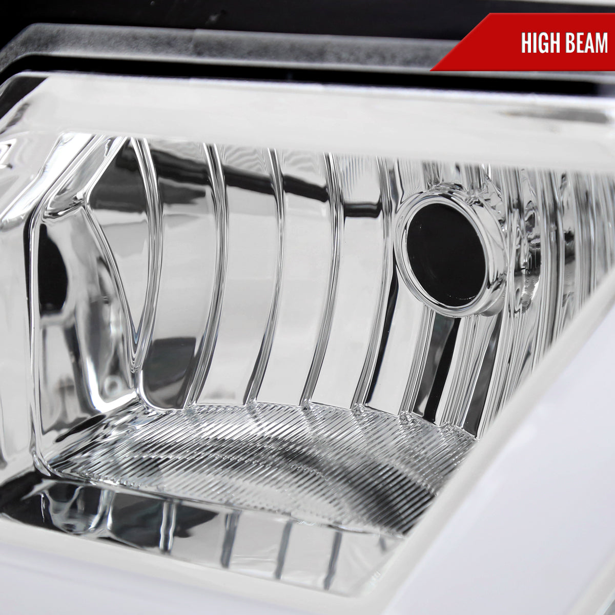 2000-2005 Chevrolet Impala LED Bar Factory Style Headlights  (Chrome Housing/Clear Lens)