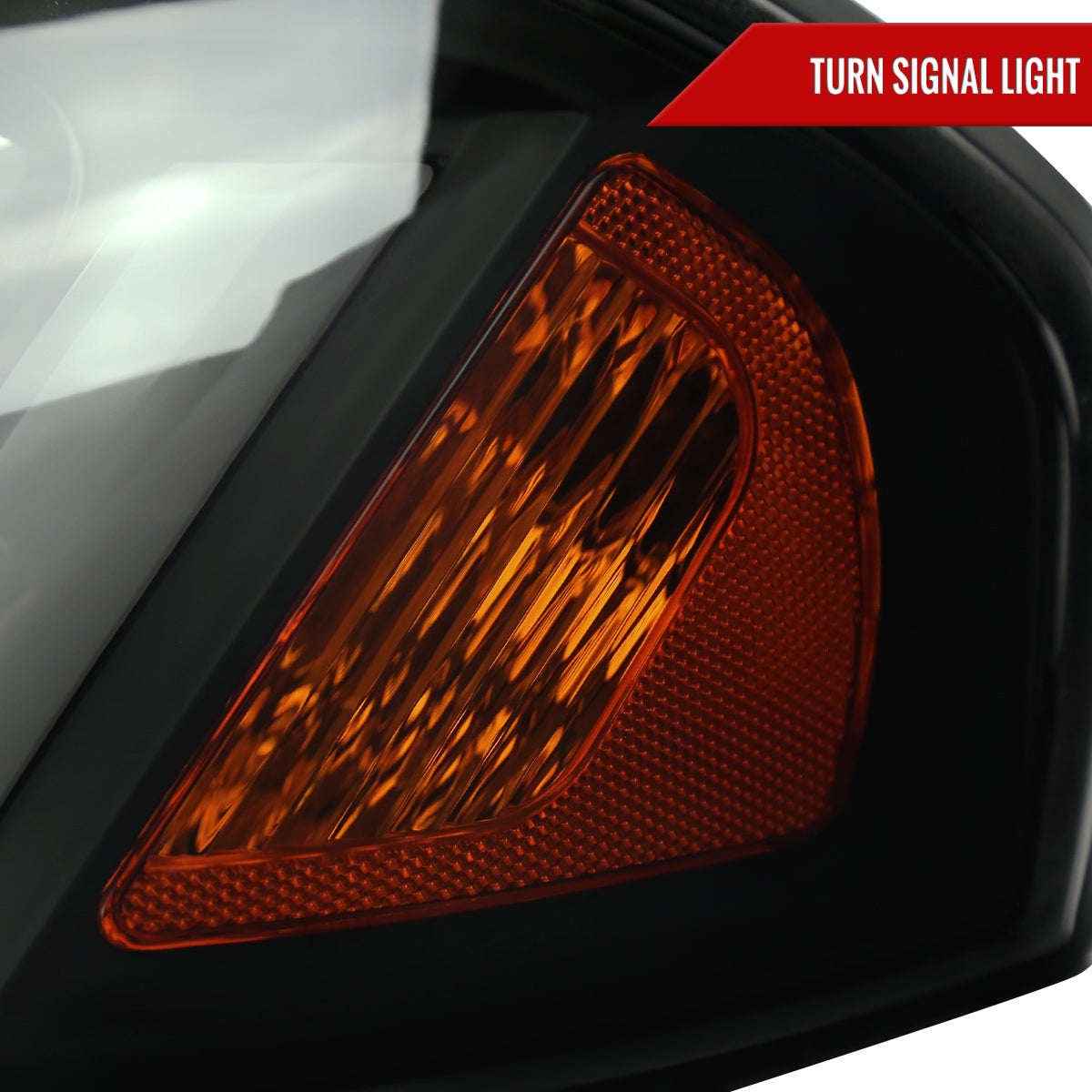 2000-2005 Chevrolet Impala LED Bar Factory Style Headlights  (Matte Black Housing/Smoked Lens)