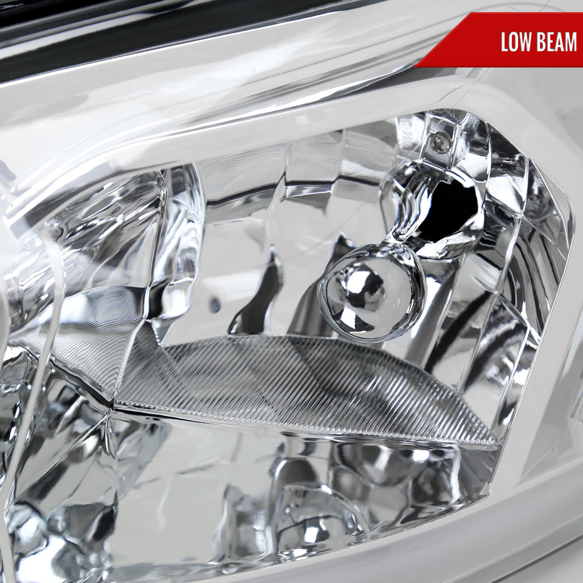 2006-2013 Chevrolet Impala/2014-2016 Impala Limited/2006-2007 Monte Carlo Switchback Sequential Signal LED Bar Factory Style Headlights (Chrome Housing/Clear Lens)