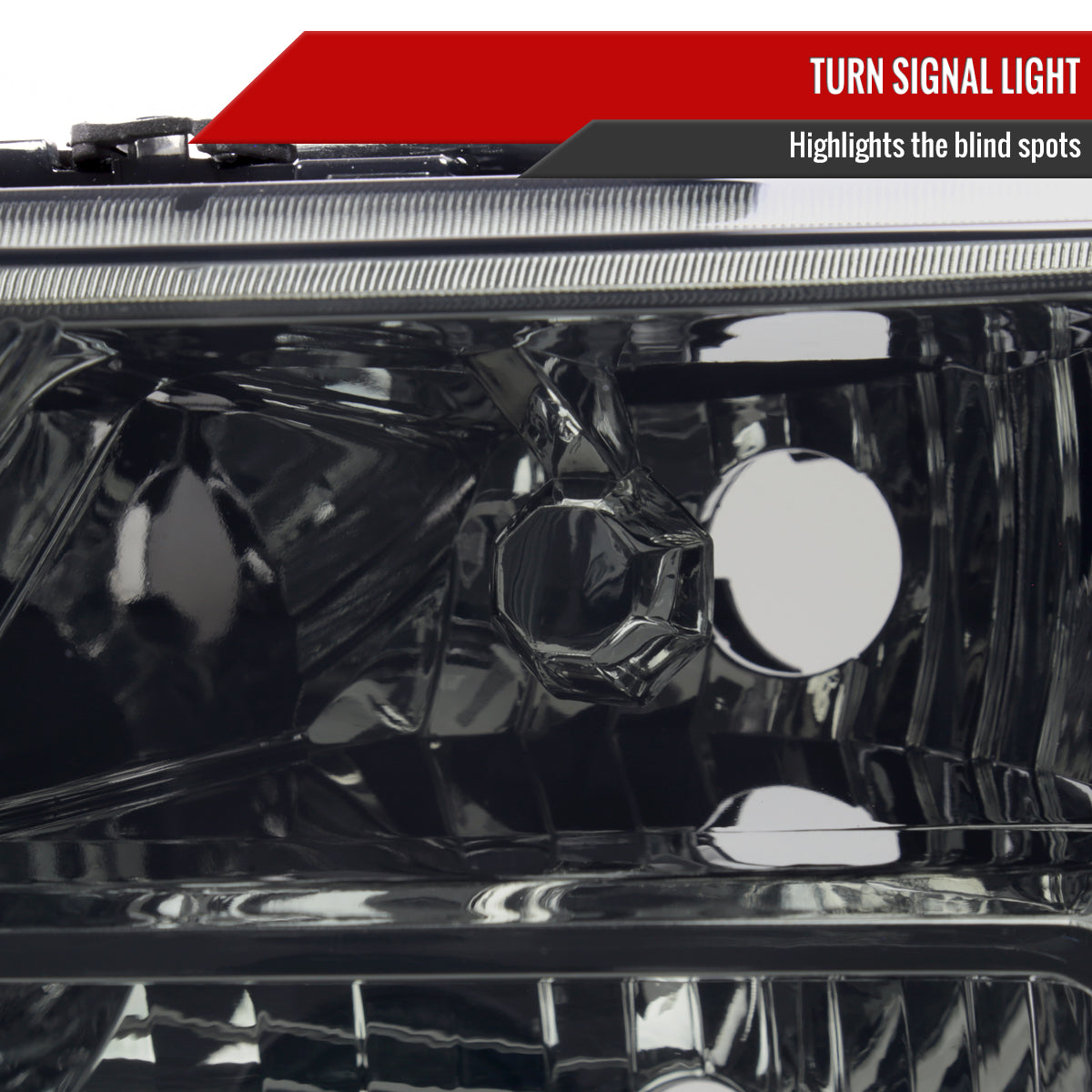 2009-2020 Dodge Journey Factory Style Headlights (Chrome Housing/Smoked Lens)