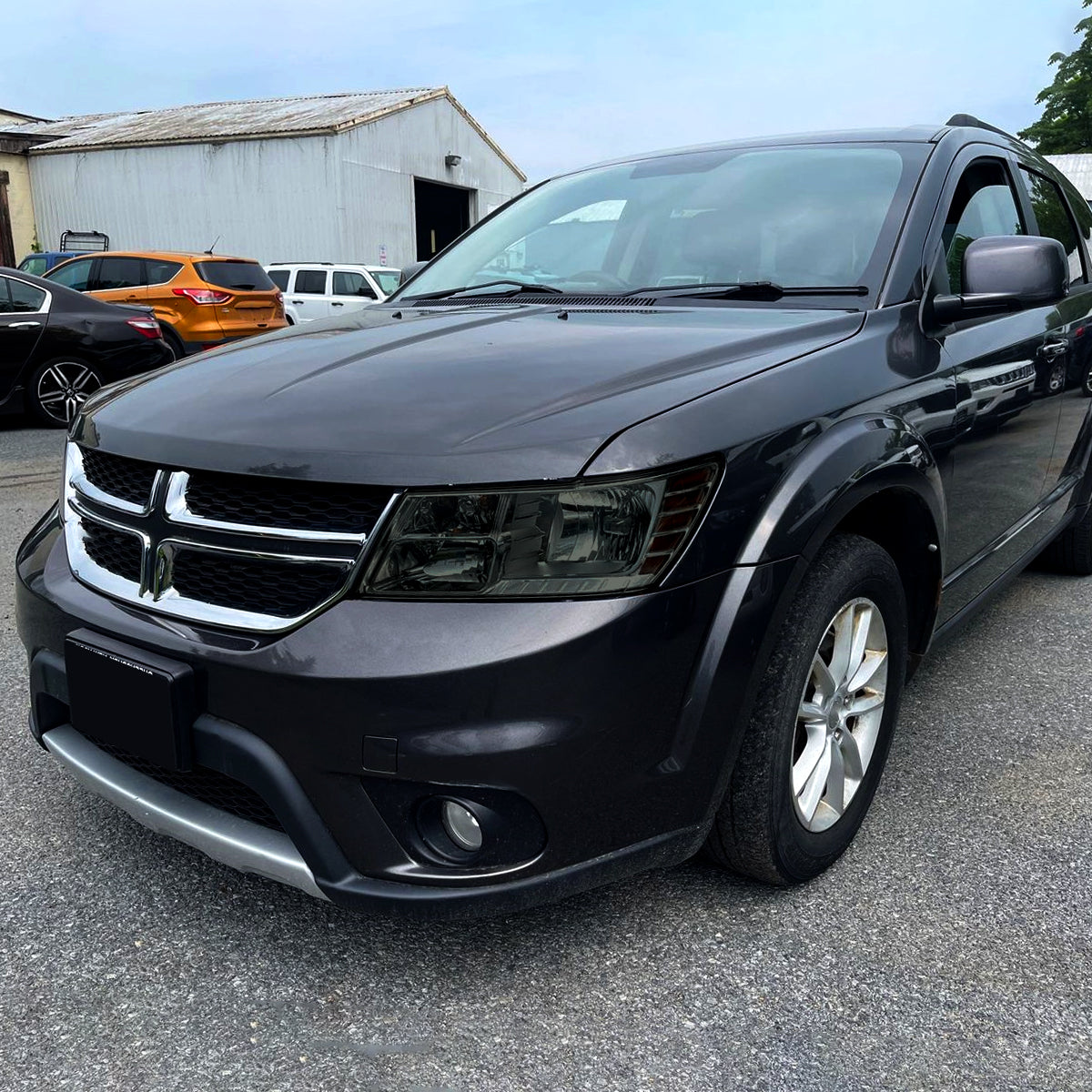 2009-2020 Dodge Journey Factory Style Headlights (Chrome Housing/Smoked Lens)