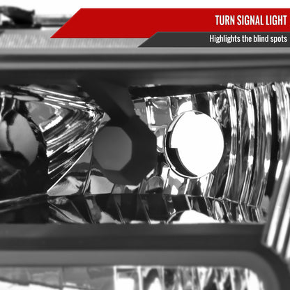 2009-2020 Dodge Journey Factory Style Headlights (Matte Black Housing/Clear Lens)