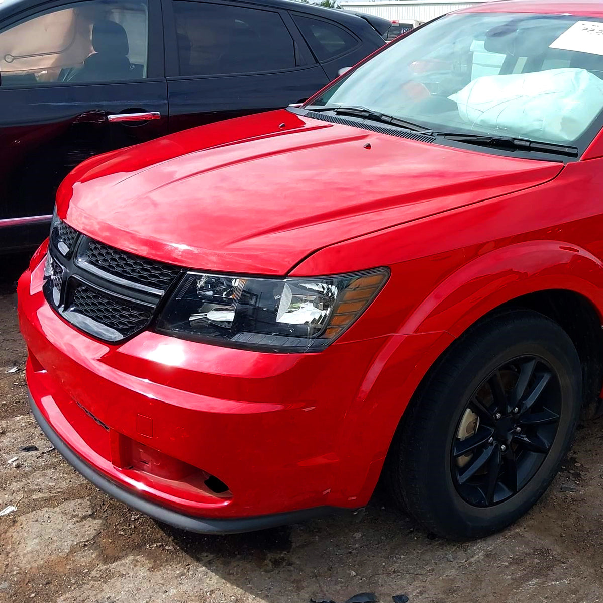 2009-2020 Dodge Journey Factory Style Headlights (Matte Black Housing/Clear Lens)
