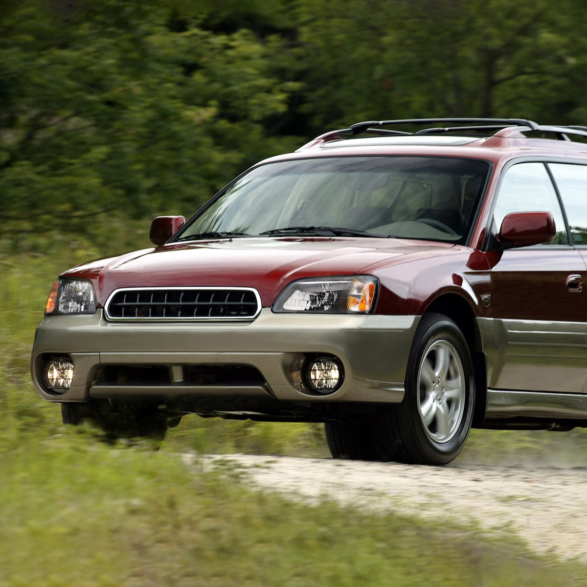 2000-2004 Subaru Legacy Brighton/2003-2006 Baja Sport Factory Style Headlights (Matte Black Housing/Clear Lens)