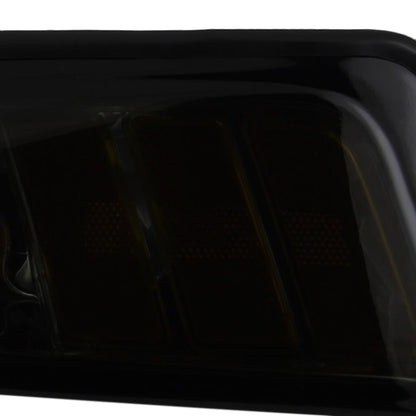 1999-2004 Ford Mustang Factory Style Headlights w/ Amber Reflectors (Chrome Housing/Smoked Lens)