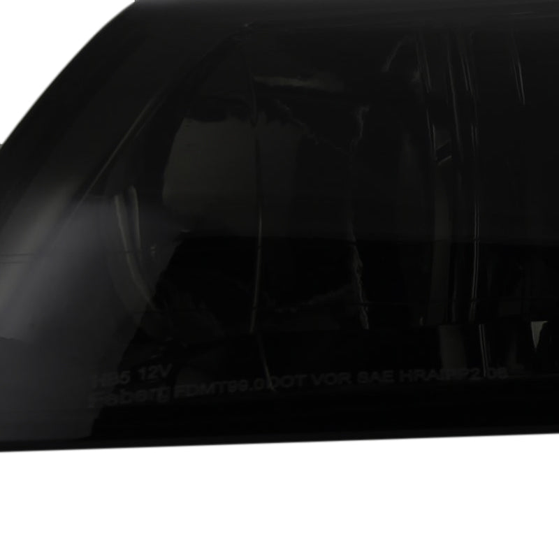1999-2004 Ford Mustang Factory Style Headlights w/ Amber Reflectors (Chrome Housing/Smoked Lens)