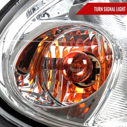2003-2005 Dodge Neon Factory Style Headlights (Chrome Housing/Clear Lens)