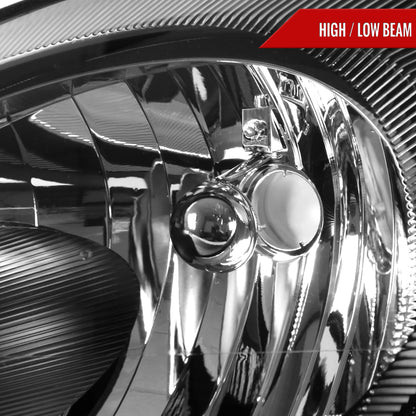 2003-2005 Dodge Neon Factory Style Headlights (Matte Black Housing/Clear Lens)