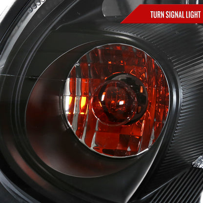 2003-2005 Dodge Neon Factory Style Headlights (Matte Black Housing/Clear Lens)