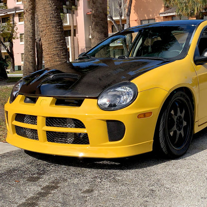 2003-2005 Dodge Neon Factory Style Headlights (Matte Black Housing/Clear Lens)
