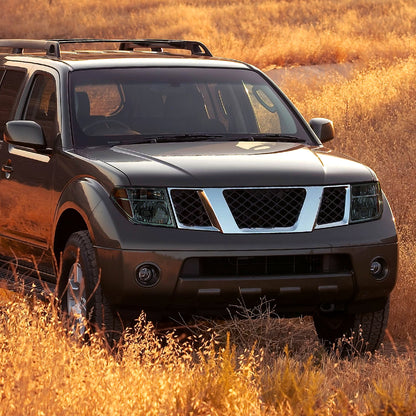 2005-2008 Nissan Frontier/2005-2006 Pathfinder Factory Style Headlights (Chrome Housing/Smoked Lens)
