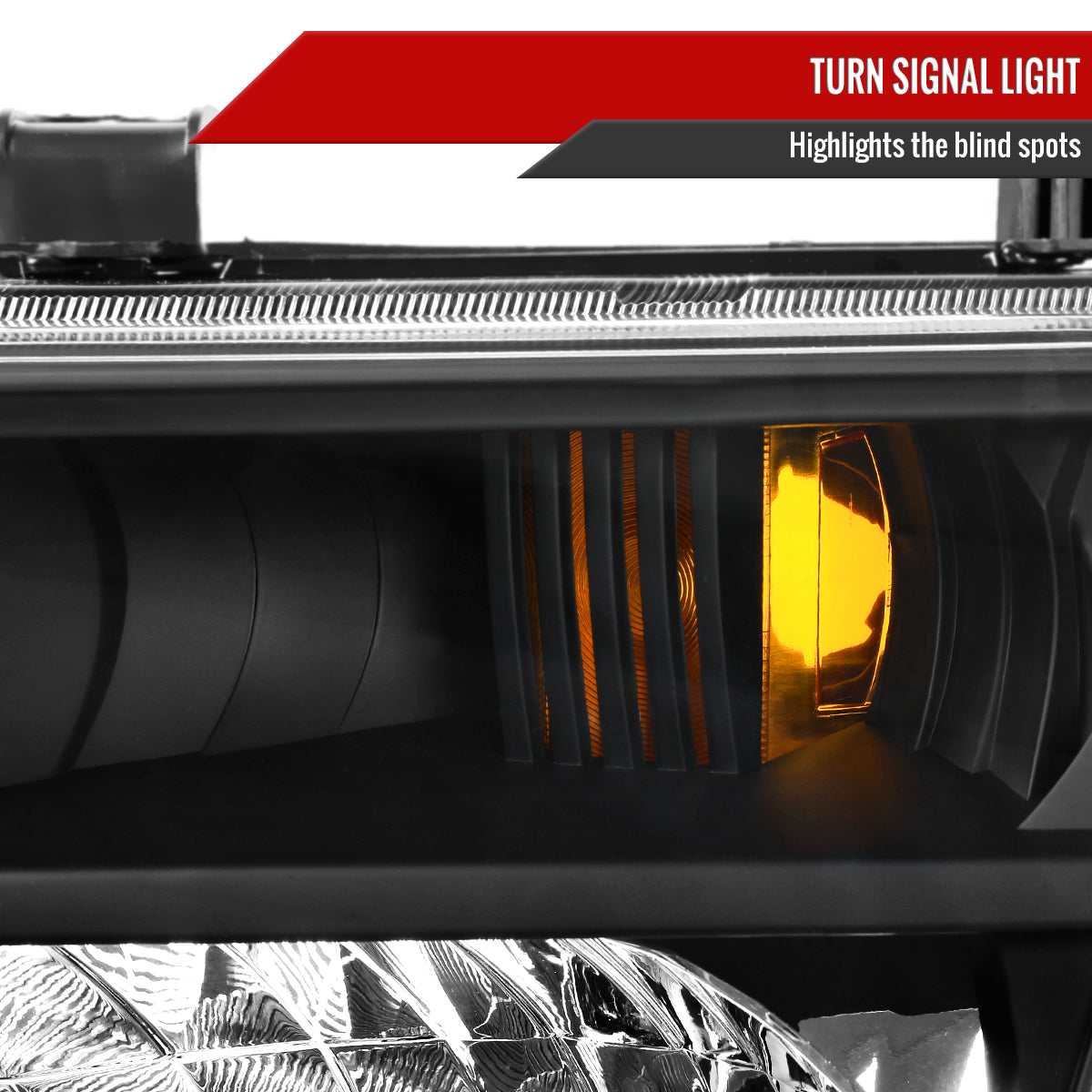 2005-2008 Nissan Frontier/2005-2006 Pathfinder Factory Style Headlights (Matte Black Housing/Clear Lens)