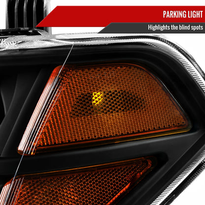 2005-2008 Nissan Frontier/2005-2006 Pathfinder Factory Style Headlights (Matte Black Housing/Clear Lens)