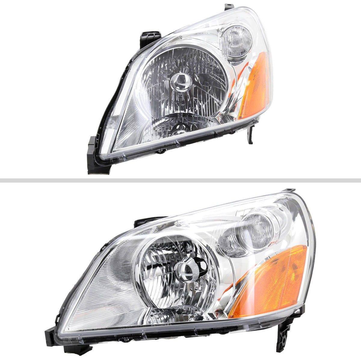 2003-2005 Honda Pilot Factory Style Headlight (Chrome Housing/Clear Lens)