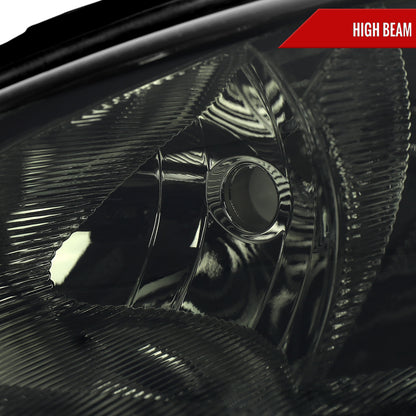 2001-2005 Chrysler PT Cruiser Factory Style Headlights (Chrome Housing / Smoked Lens)