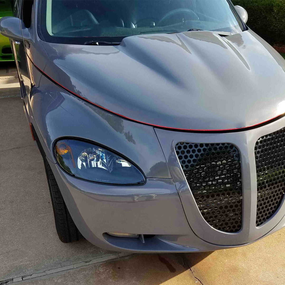 2001-2005 Chrysler PT Cruiser Factory Style Headlights (Black Housing / Clear Lens)
