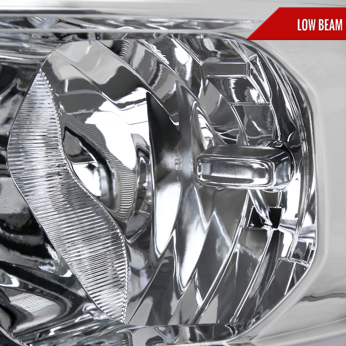 2019-2024 Dodge RAM 1500 Animated LED Bar Factory Style Headlights (Chrome Housing/Clear Lens)