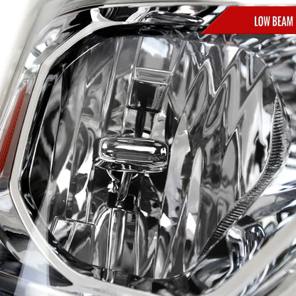 2019-2024 Dodge Ram 1500 Factory Style Crystal Headlight - Passenger Side Only (Chrome Housing / Clear Lens)