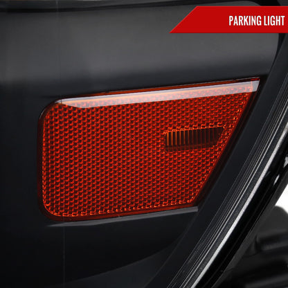 2019-2024 Dodge Ram 1500 Factory Style Crystal Headlight - Driver Side Only (Black Housing / Clear Lens)