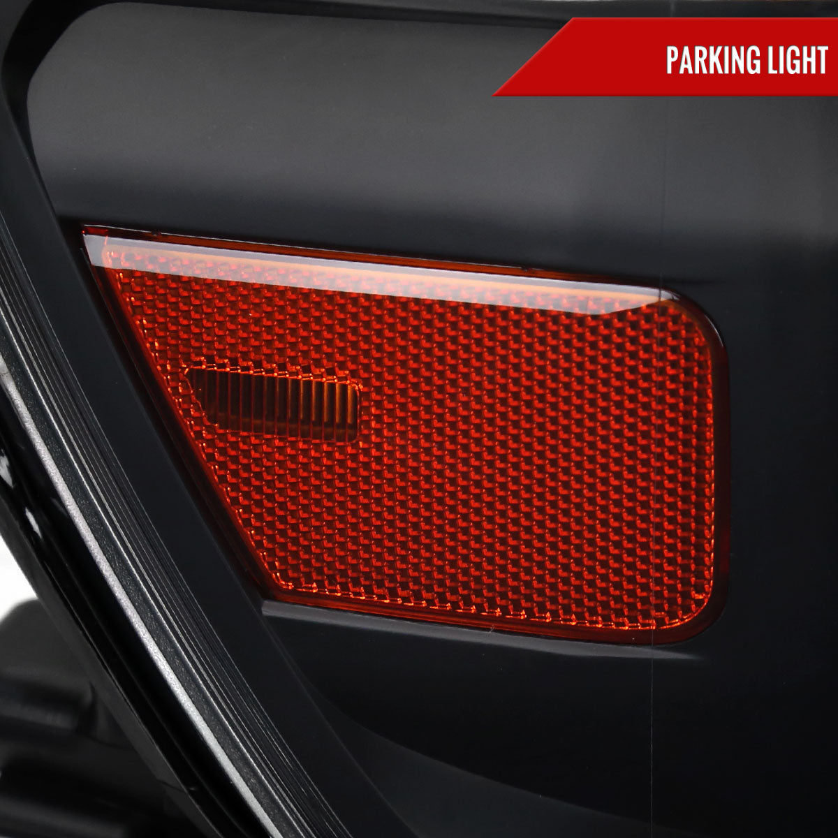 2019-2024 Dodge Ram 1500 Factory Style Crystal Headlight - Passenger Side Only (Black Housing / Clear Lens)