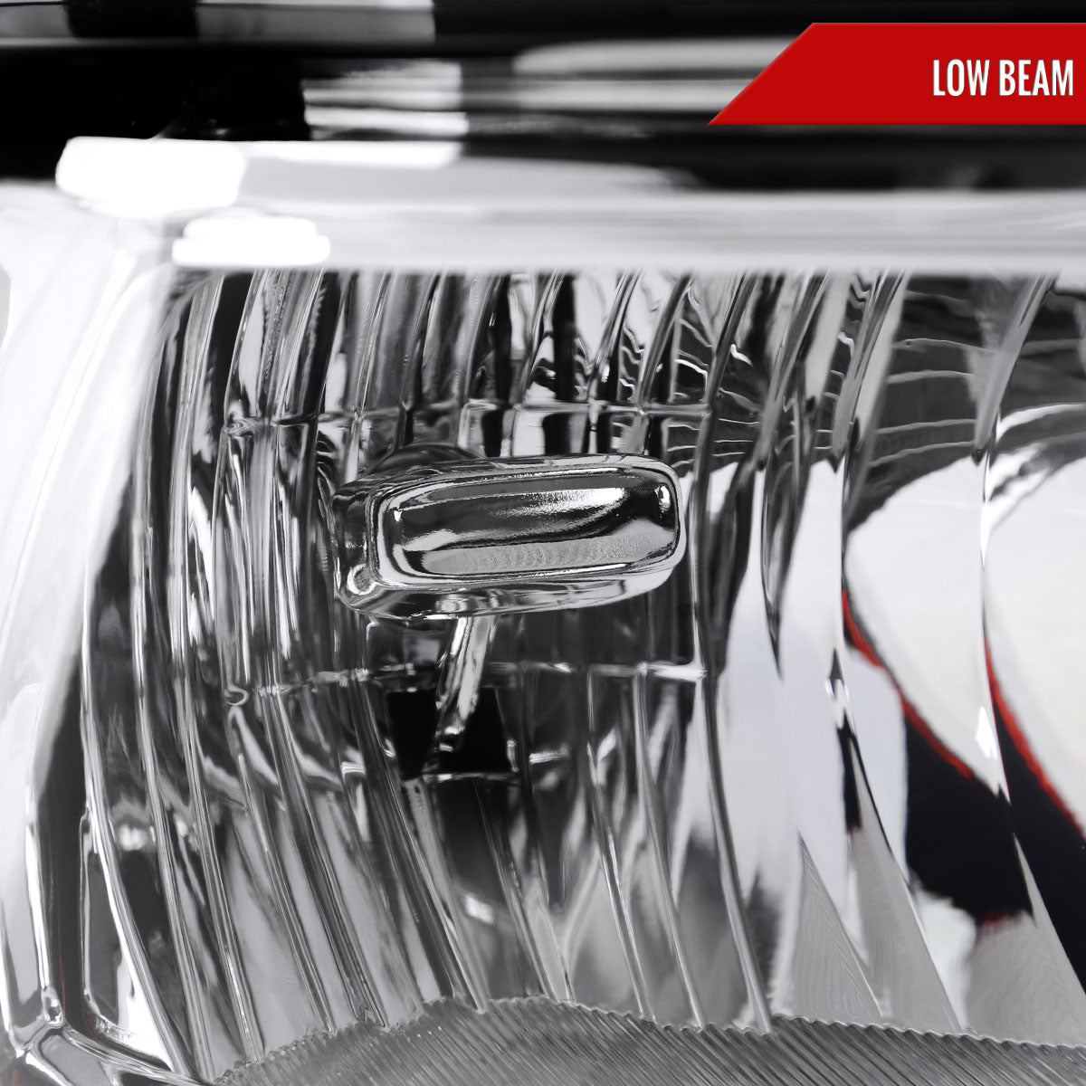 2019-2024 Dodge Ram 2500 3500 Factory Style Crystal Headlight - Passenger Side Only (Chrome Housing / Clear Lens)