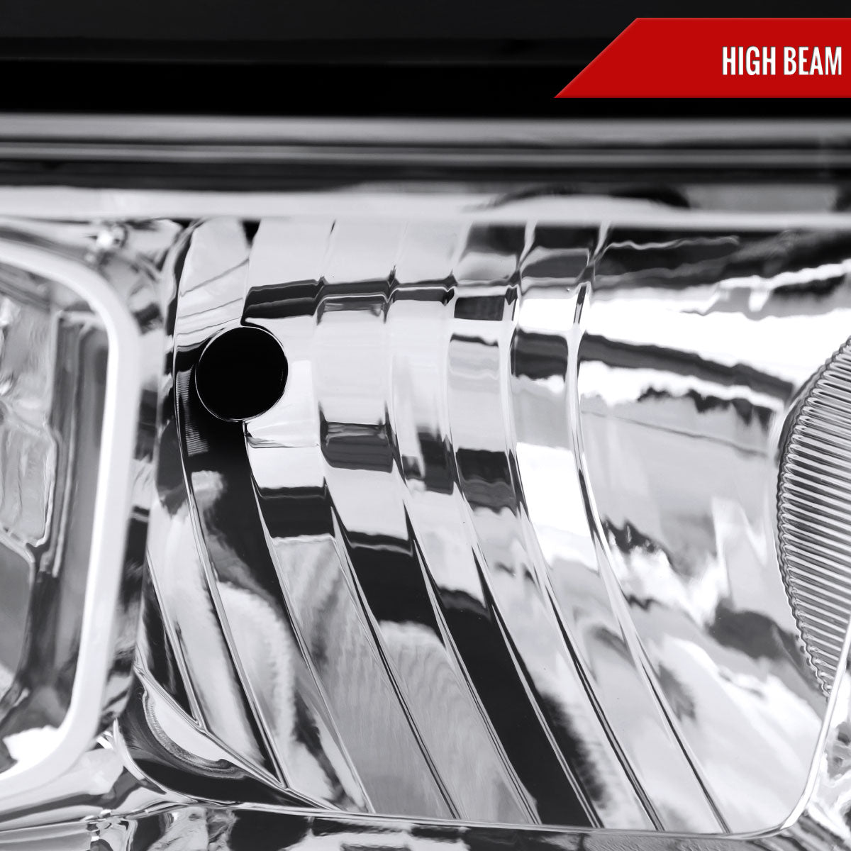 2019-2024 Dodge Ram 2500 3500 Factory Style Crystal Headlight - Passenger Side Only (Chrome Housing / Clear Lens)