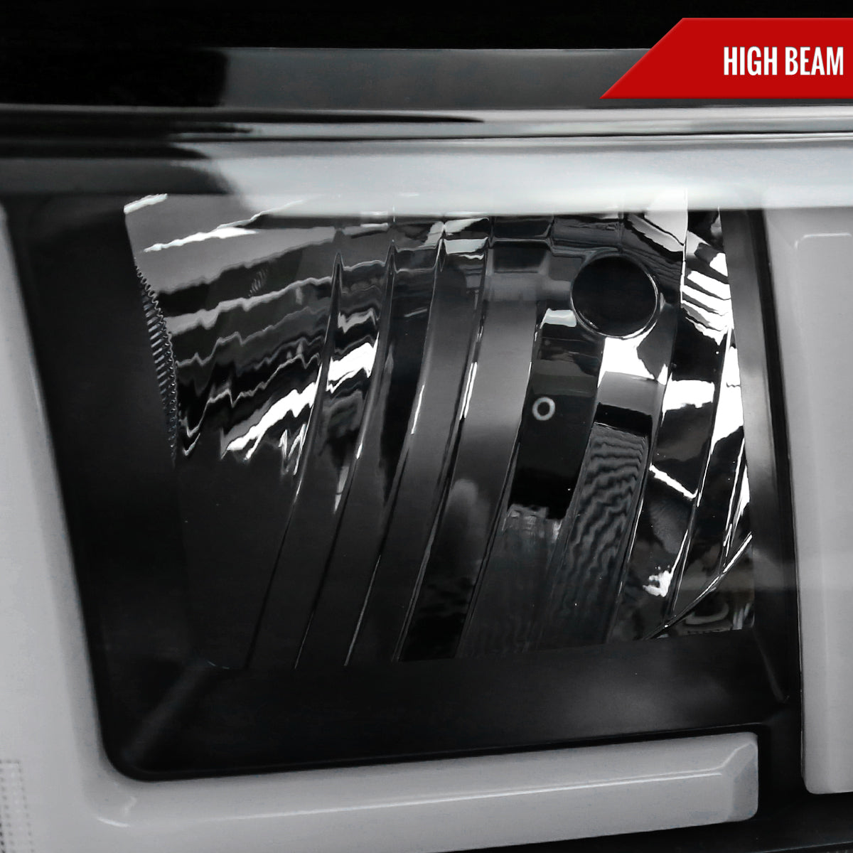 2019-2024 Dodge RAM 2500/3500/4500/5500 LED Bar Factory Style Headlights (Matte Black Housing/Clear Lens)