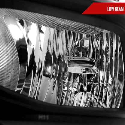2019-2024 Dodge Ram 2500 3500 Factory Style Crystal Headlight - Driver Side Only (Black Housing / Clear Lens)