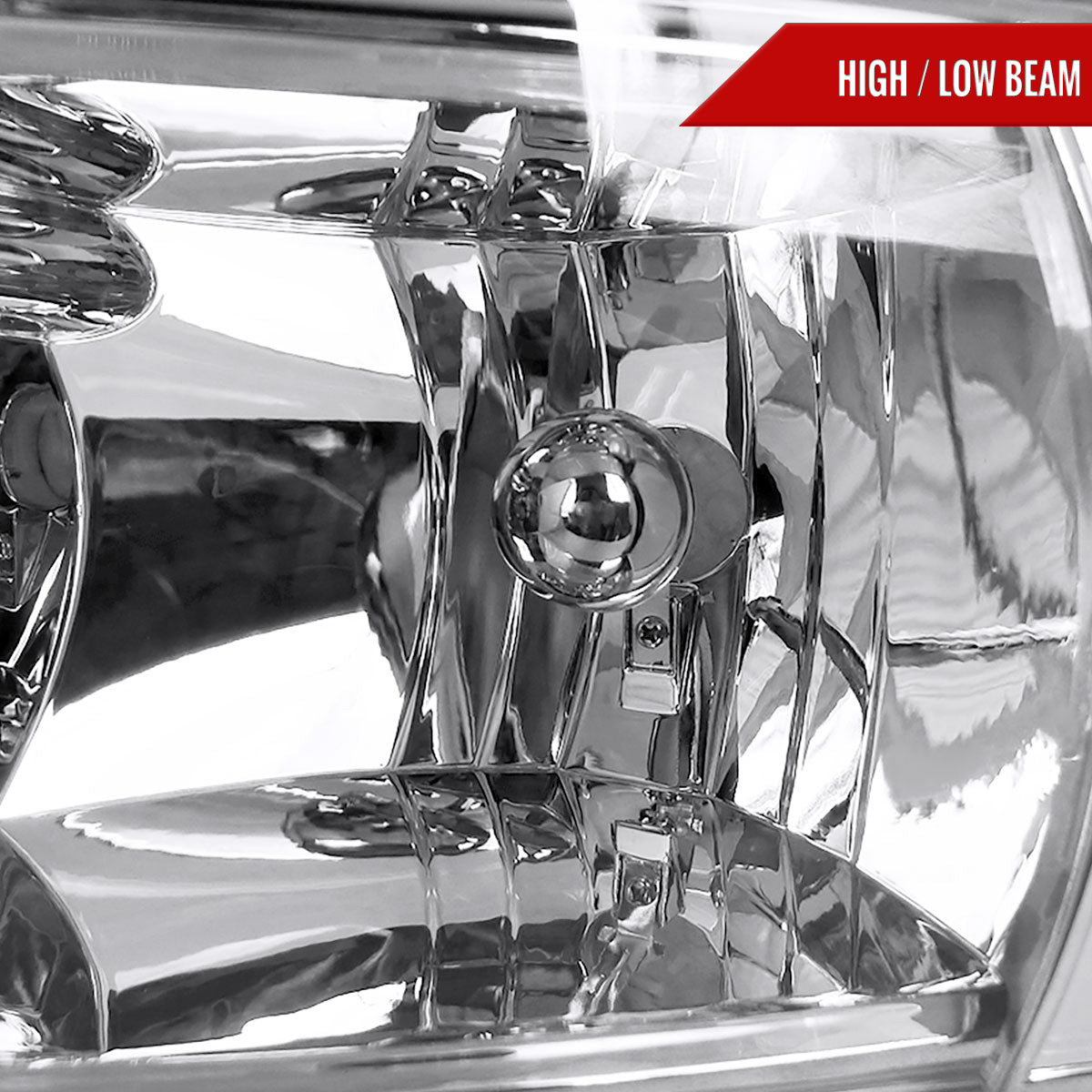 1994-2001 Dodge RAM 1500/ 1994-2002 RAM 2500 3500 Factory Style Headlights (Chrome Housing/Clear Lens)
