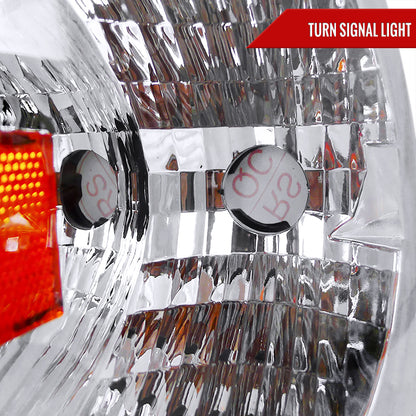 1994-2001 Dodge RAM 1500/ 1994-2002 RAM 2500 3500 Factory Style Headlights (Chrome Housing/Clear Lens)